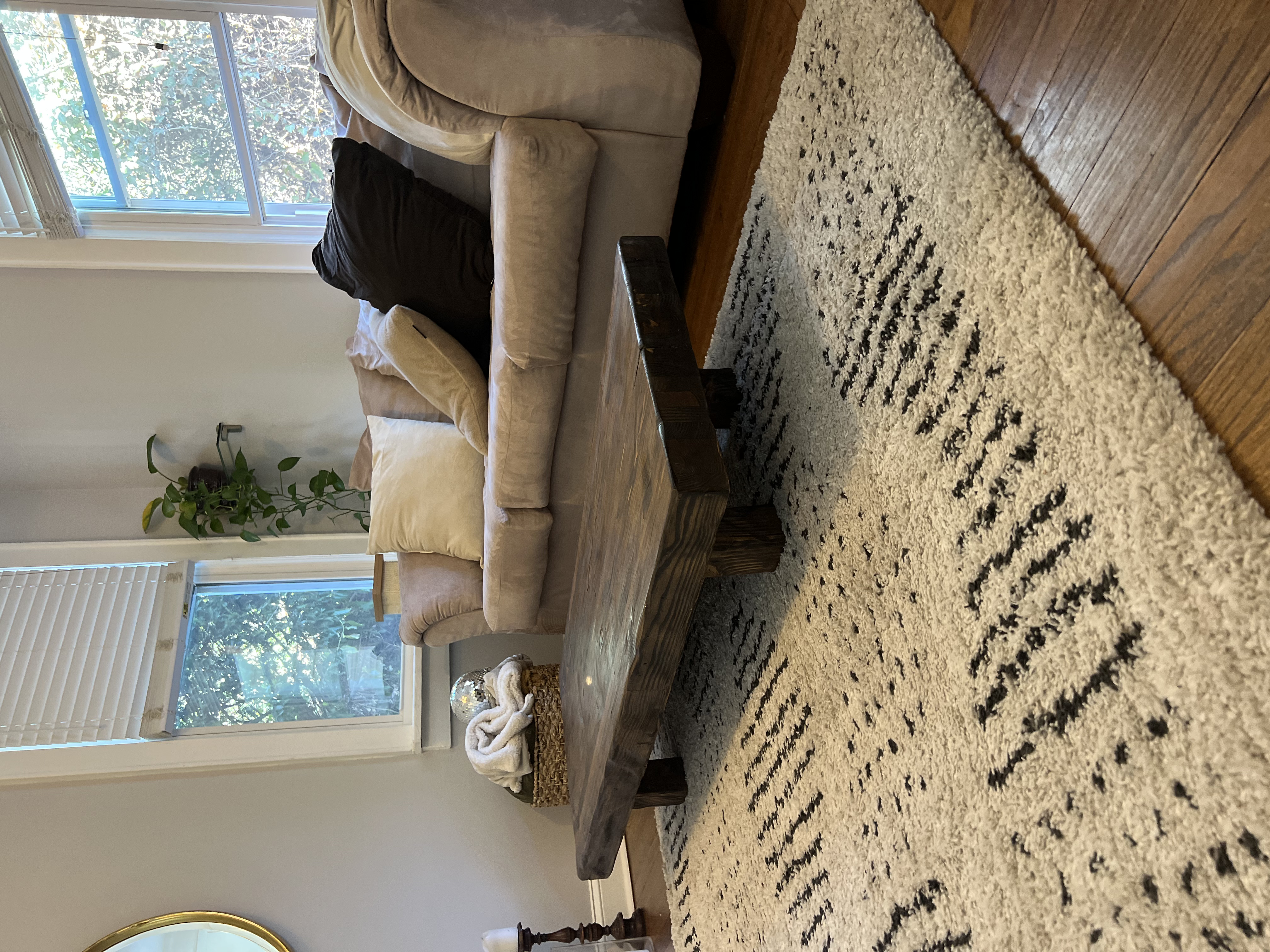 Finshed living room